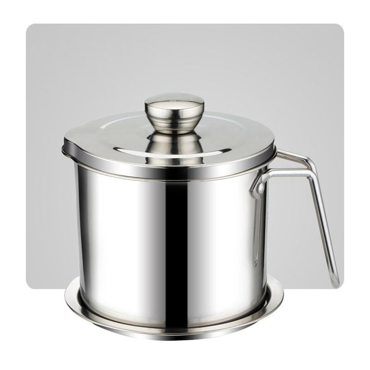 Stainless Steel Oil Strainer Storage Can | Stornfield