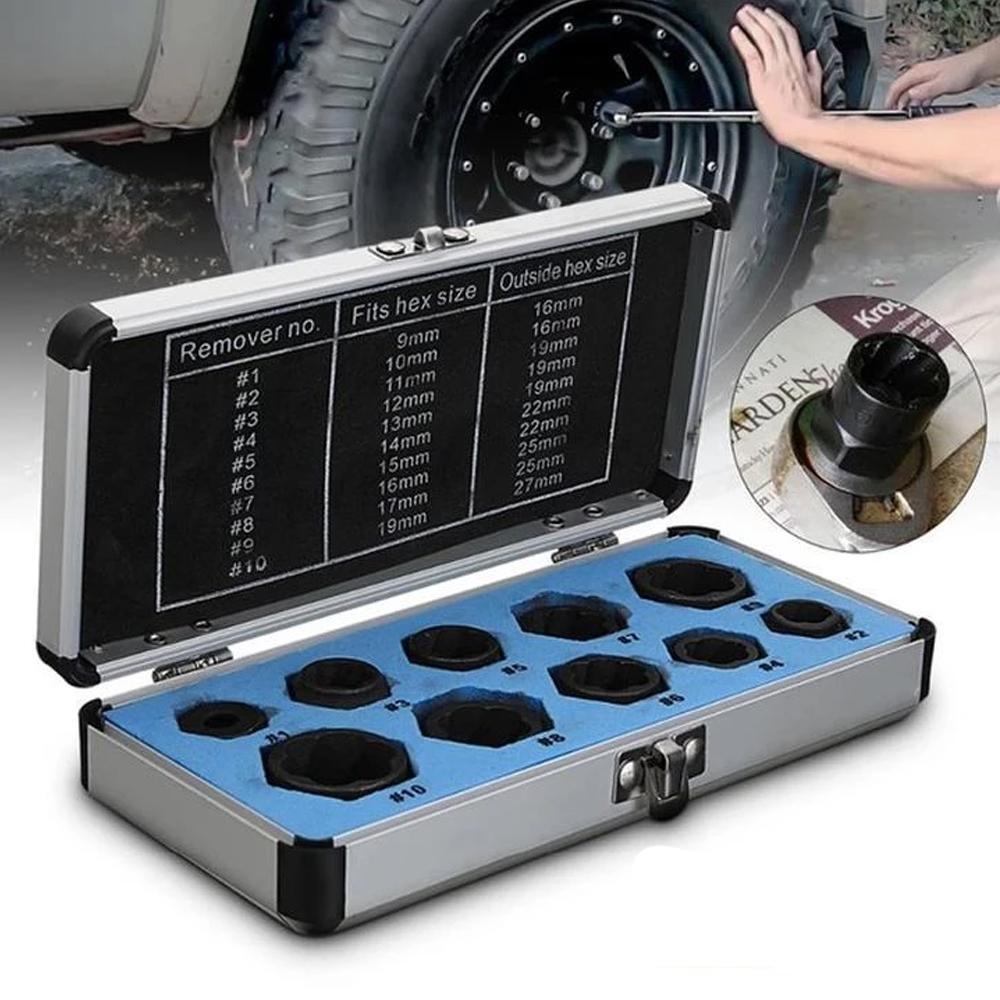 The perfect tool set for removing stripped, rounded, and rusty screws and nuts | Stornfield