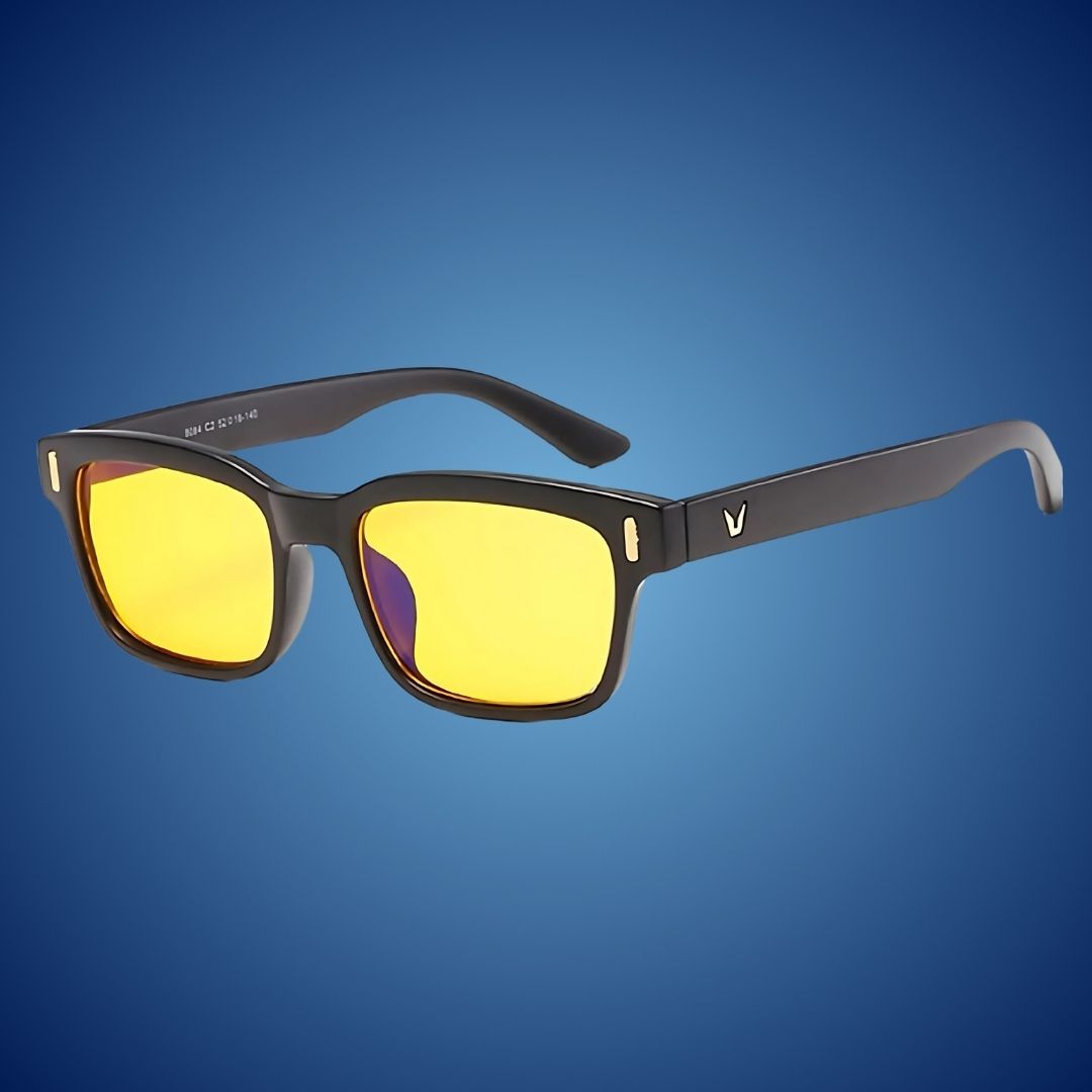 EyeShield Pro Blue Light Blocking Computer Glasses | With UV Protection - Reduces Eye Strain - Improves Sleep Quality - Relieves Eye Fatigue Stornfield