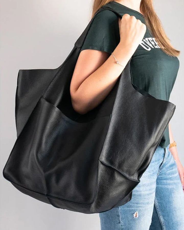 Stornfield | Sac en cuir chic et durable avec grande capacité - Élégant, sac à main pour femmes polyvalent