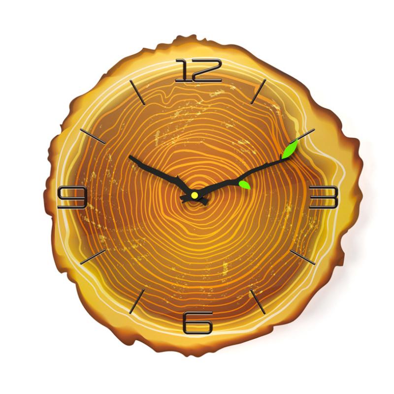 Stornfield | Wooden Tree Ring Wall Clock