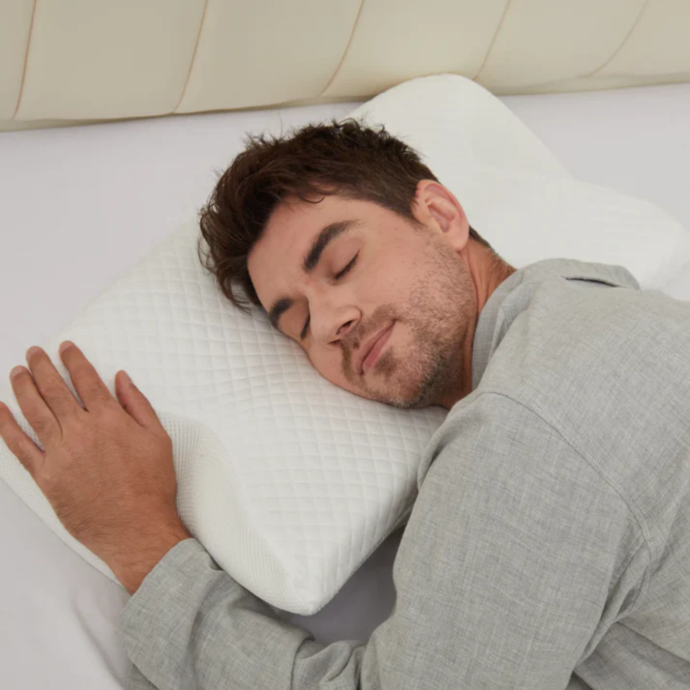 Stornfield | Pillow for Sleep Apnea & Snoring Relief – Ergonomic Memory Foam Anti-Snore Pillow for Better Breathing & Deep Sleep Support