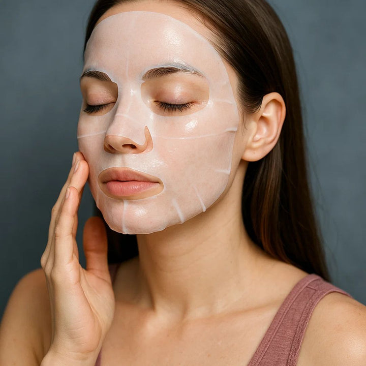 Dermaglow | Collagen Fabric Mask – Overnight Hydration – Hydrogel – Mature & Dry Skin Stornfield