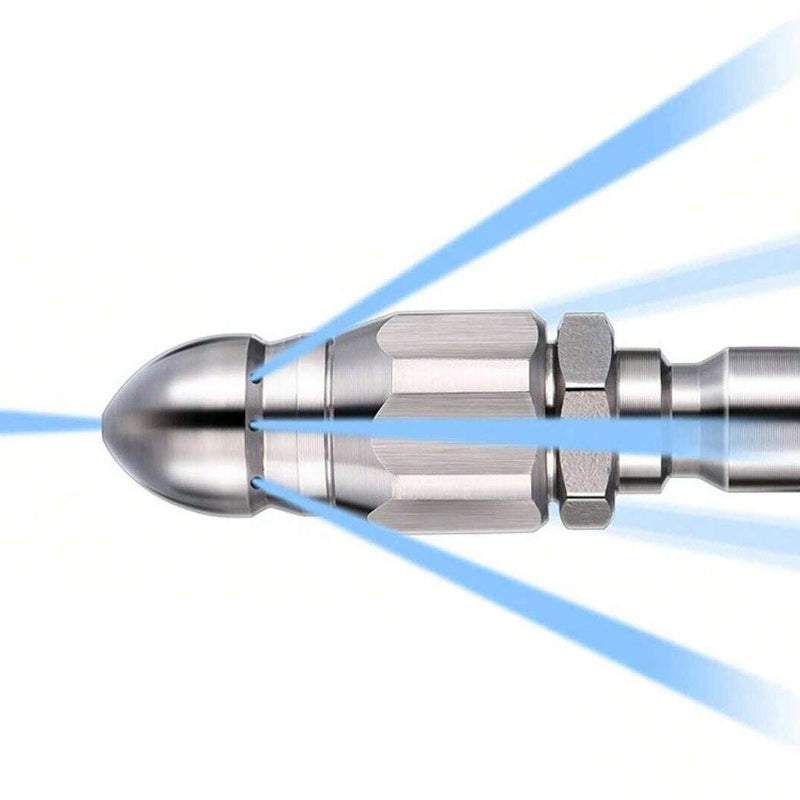 High pressure nozzle made of stainless steel for unclogging wastewater pipes | Stornfield