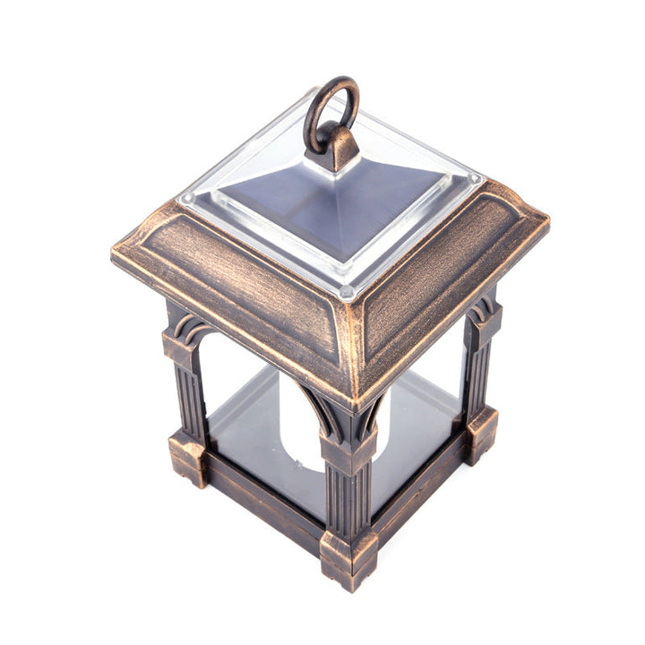 Traditional European Solar Waterproof House Cubic Plastic LED Landscape Lighting Outdoor Light For Garden | Stornfield