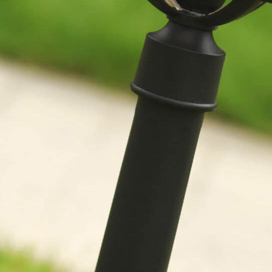 Industrial Solar Waterproof Die-Cast Aluminum Glass 1-Light Outdoor Lawn Landscape Light | Stornfield