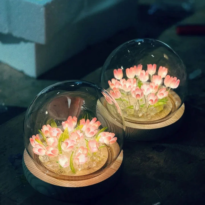Glass Dome Tulip Light | Stornfield