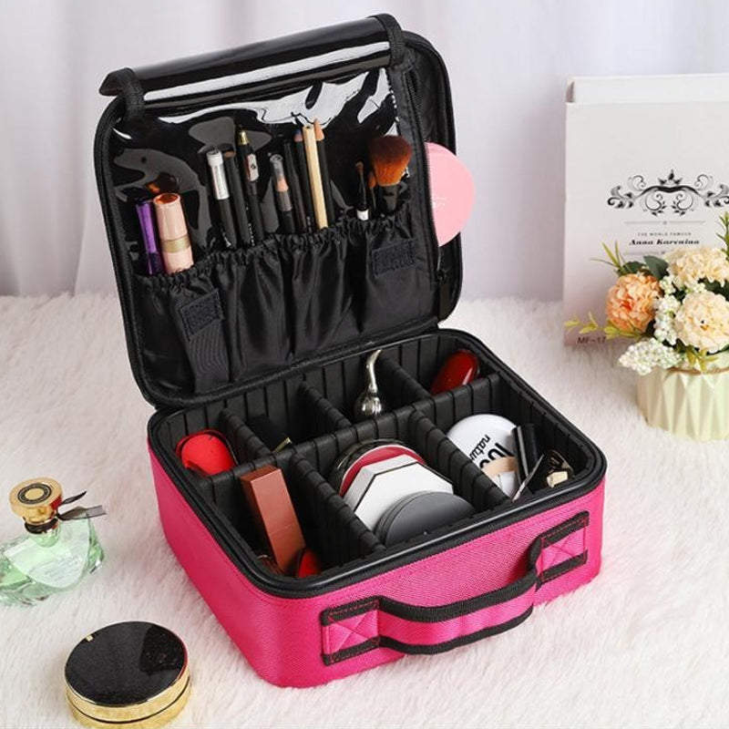 Stornfield | Makeup storage bag with adjustable compartment