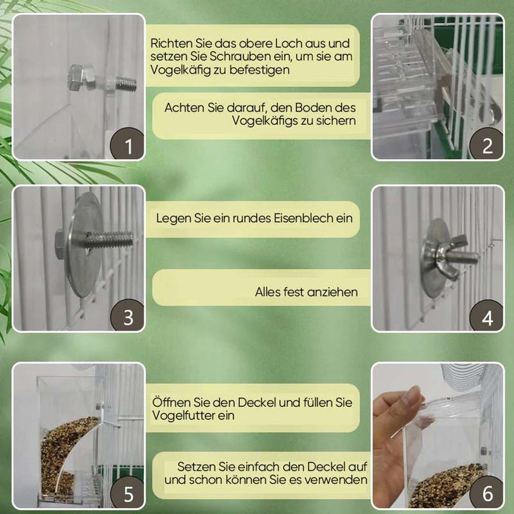Automatic, leak-proof bird feeder | Stornfield