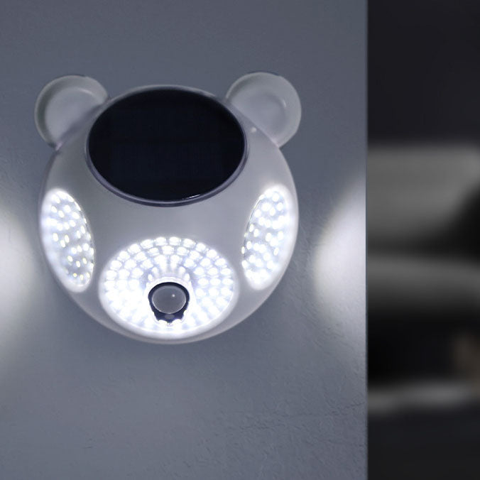 Solar Body Sensor Round Shape LED Patio Outdoor Wall Sconce Lamp | Stornfield
