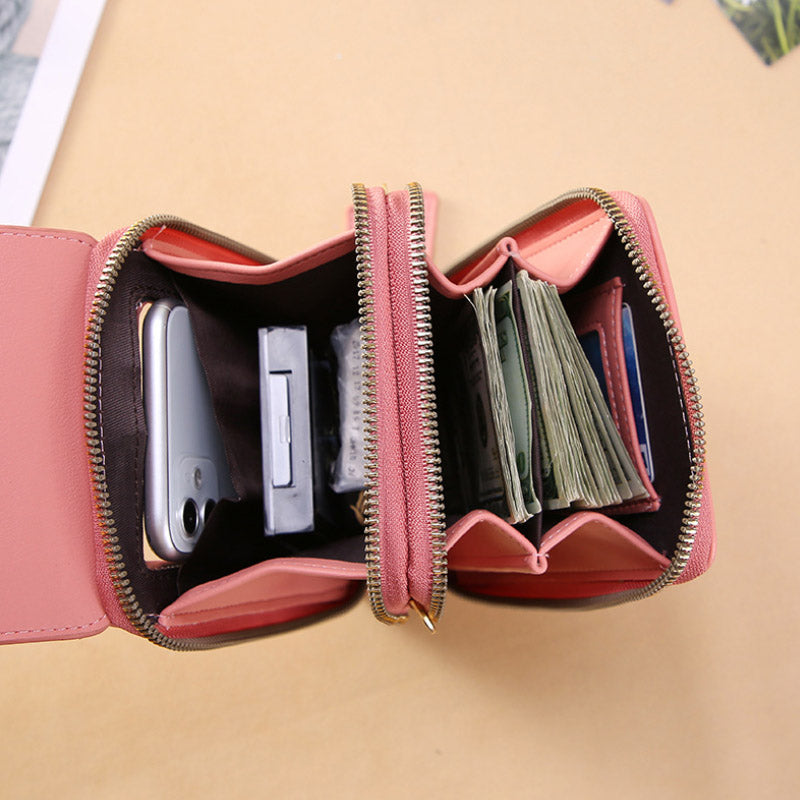 Anti-Theft Leather Bag with Touchscreen | Stornfield