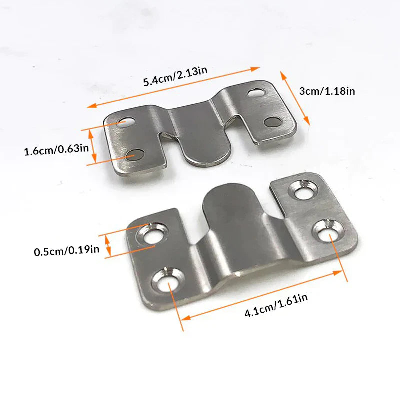 Stainless Steel Interlock Hang Buckle | Stornfield