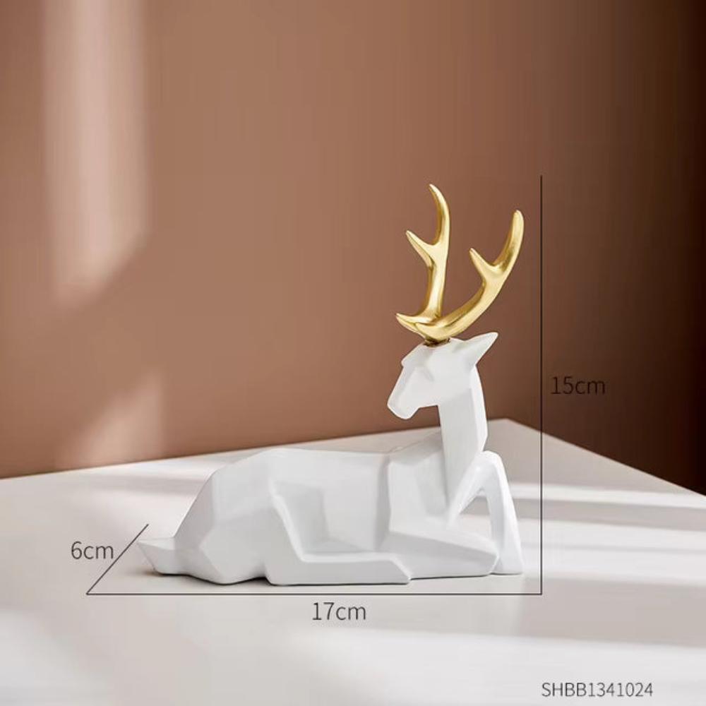 Geometric Deer Display Figurine | Stornfield