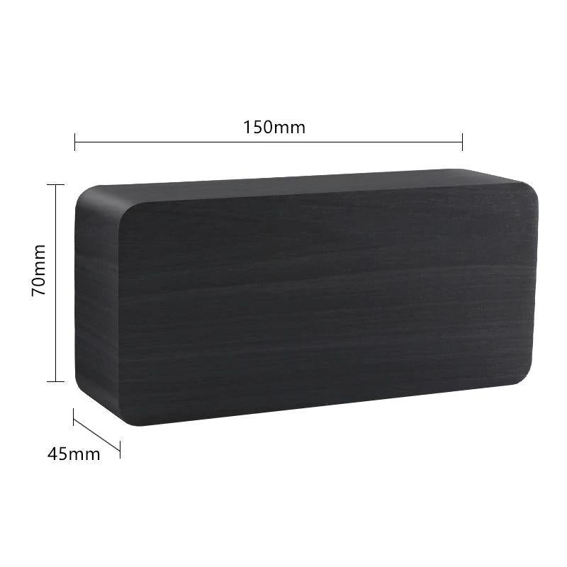 Stornfield | Wooden Cube LED Alarm Clock