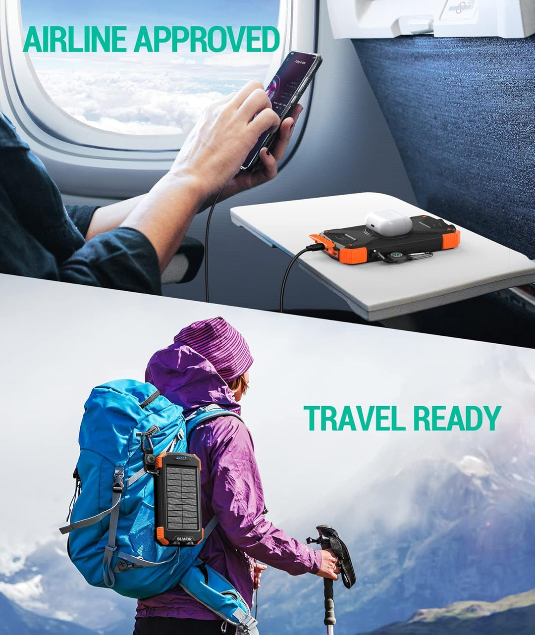 Rivanta Solar-Powerbank Emergency Powerbank IPX4 | Stornfield