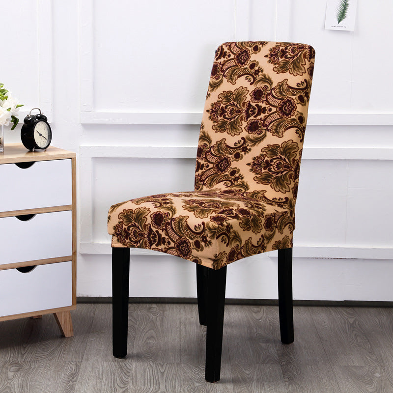 Multicolored spandex chair cover | Stornfield