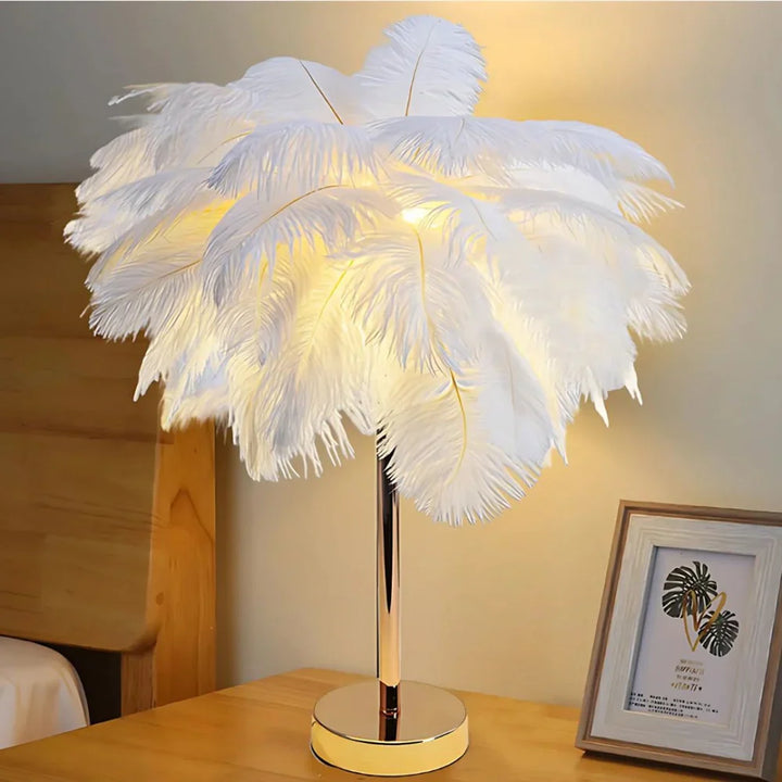 Atmospheric Feather Palm Tree Lamp - LumaPalm | Stornfield