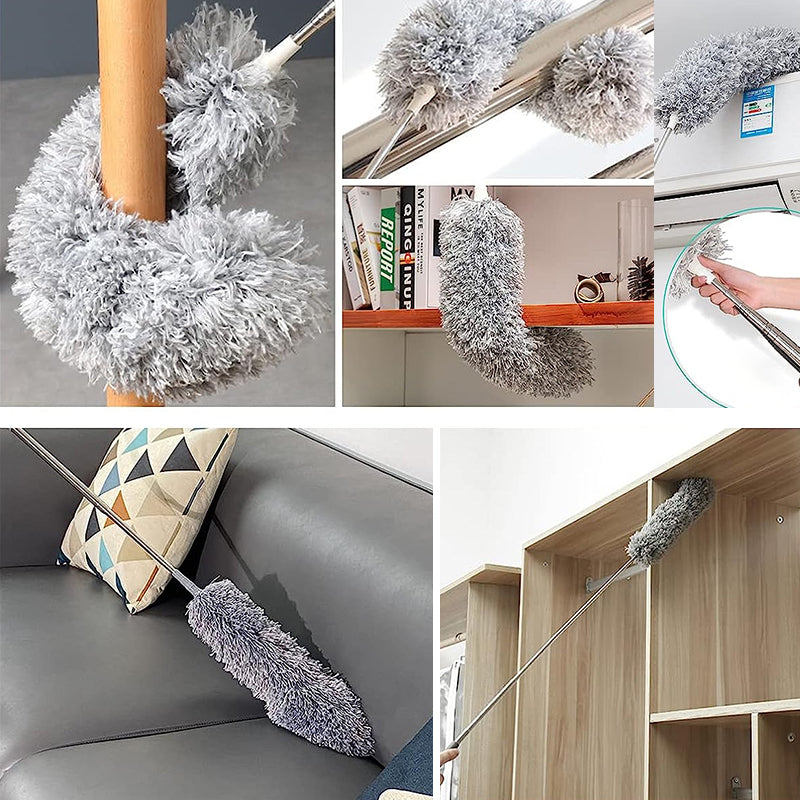Retractable Washable Curved Microfiber Duster | Stornfield