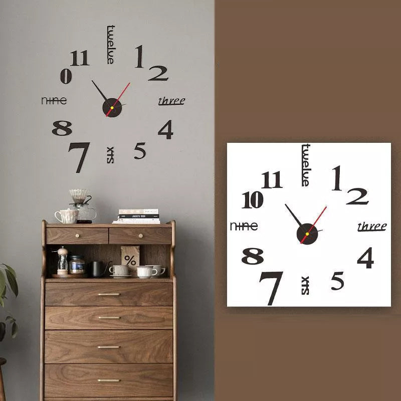 DIY Modern No-Punch Wall Clock | Stornfield