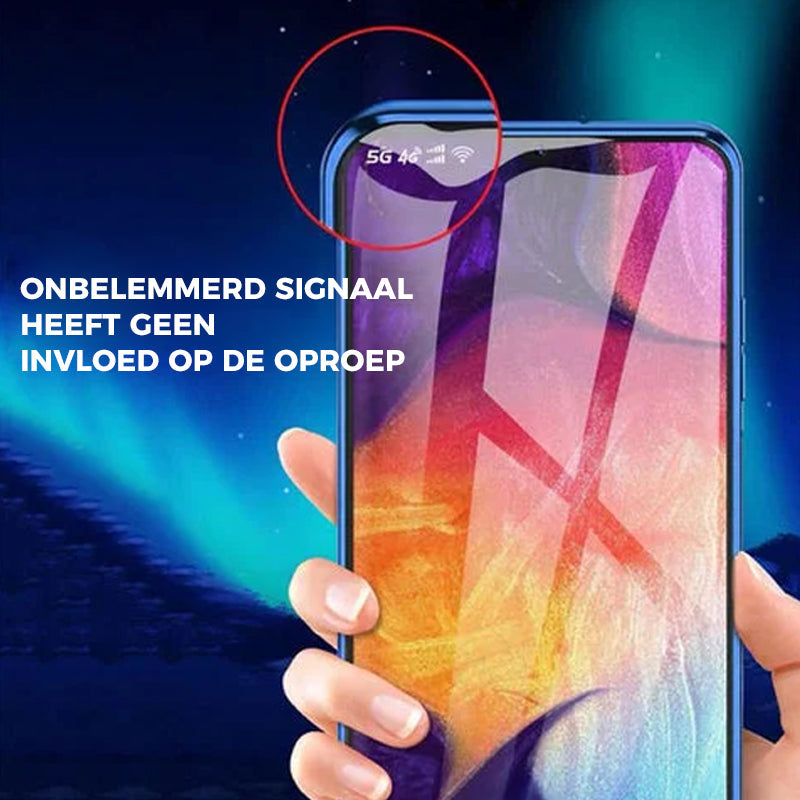 Stornfield | Étui de téléphone en verre trempé magnétique double face pour Samsung