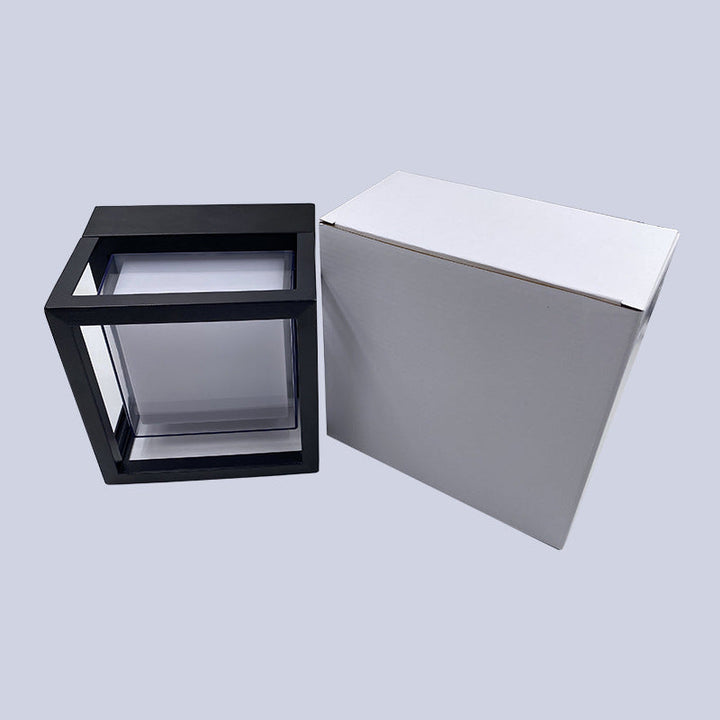Modern Minimalist Waterproof Square Aluminum Acrylic LED Outdoor Wall Sconce Lamp For Garden | Stornfield