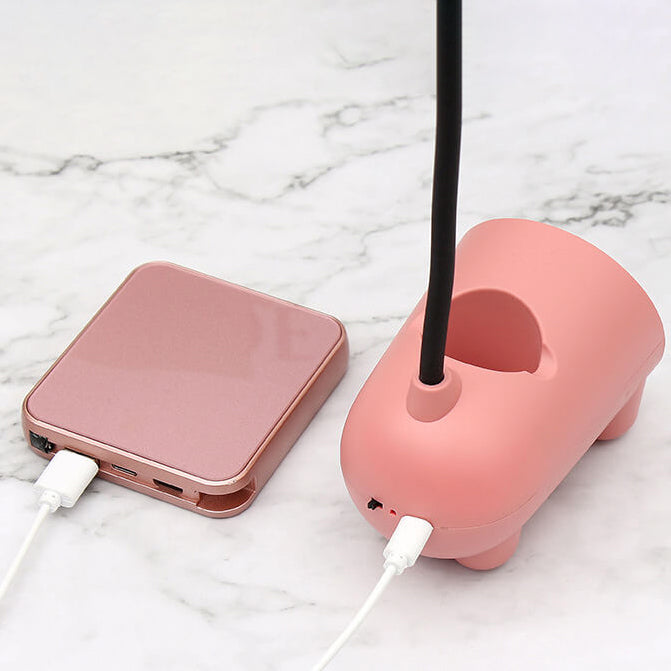 Stornfield | USB LED Touch Desk Lamp Creative Rabbit Shaped Pen Holder Cartoon