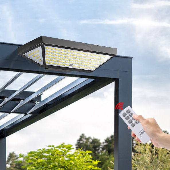 Simple Solar Trapezoid LED Multifunctional Outdoor Waterproof Garden Wall Sconce Lamp | Stornfield