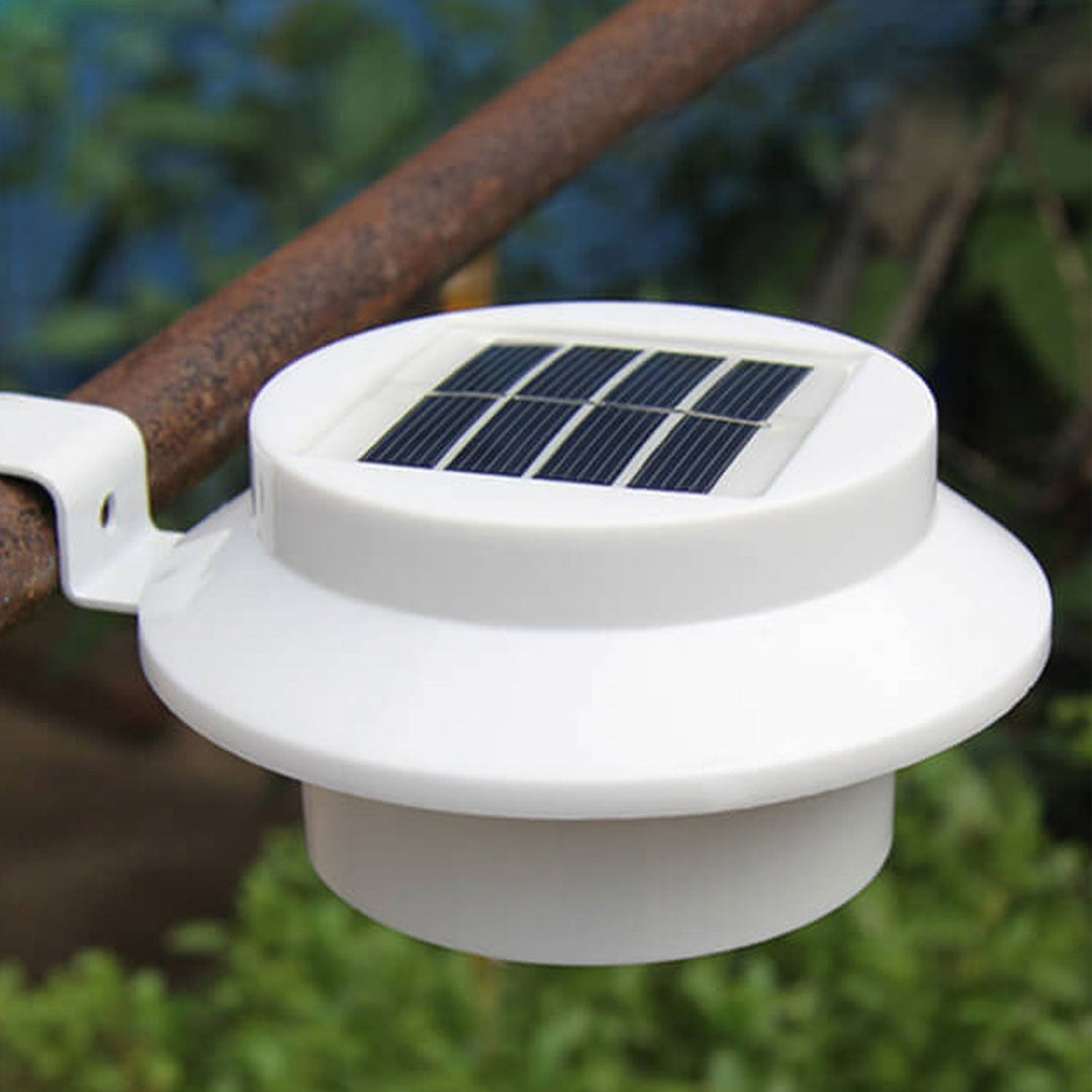 Solar Cylinder LED Outdoor Waterproof Fence Wall Sconce Lamp | Stornfield