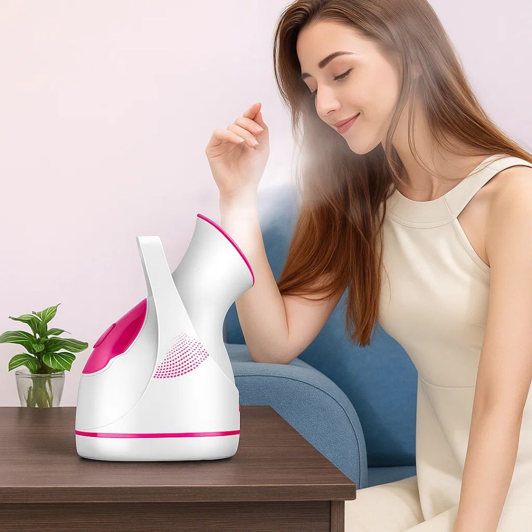 PureGlow | Professional Facial Steamer - Deeply hydrates, opens pores, stimulates circulation, and soothes skin - Facial Humidifier and Detox Tool Stornfield