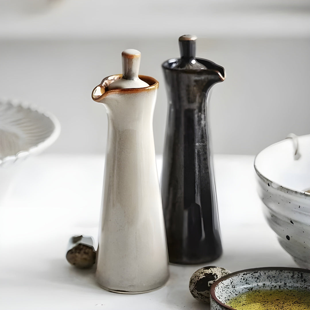 Oil and spice bottle made of ceramic – Stylish and aroma-preserving | Perfect for kitchen and dining taStornfielde | Stornfield