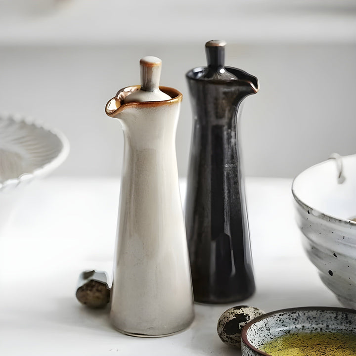 Oil and spice bottle made of ceramic – Stylish and aroma-preserving | Perfect for kitchen and dining taStornfielde | Stornfield