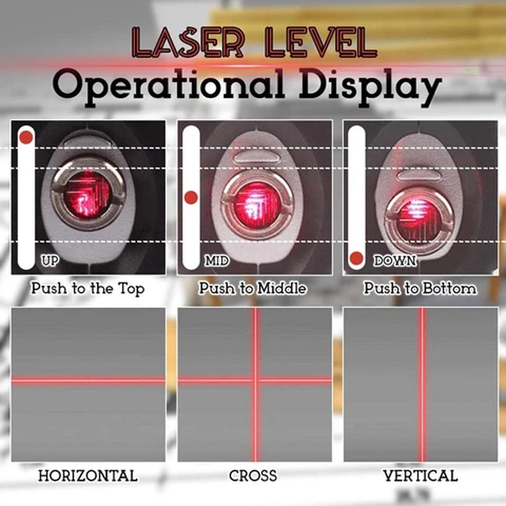 Stornfield | Niveau à laser multifonction 4 en 1 Outil de mesure laser