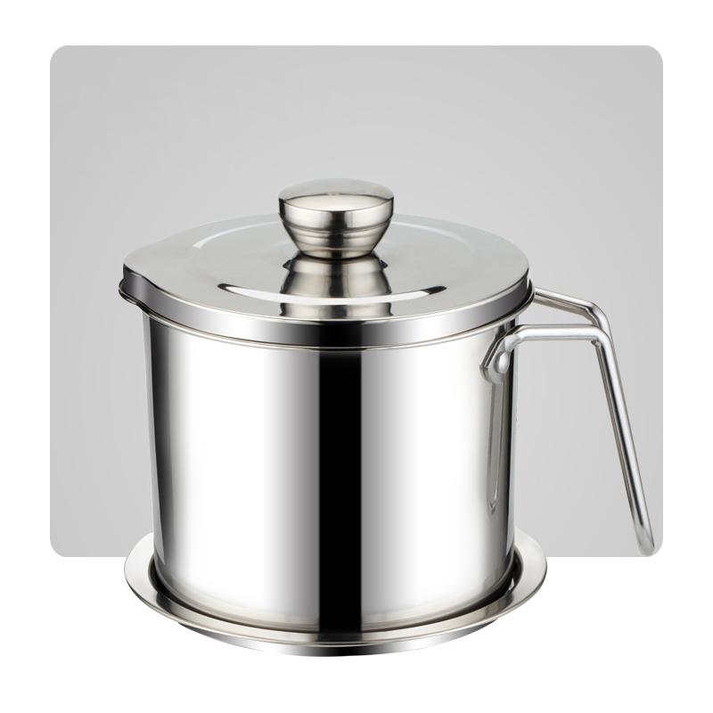Stainless steel oil filter storage jar | Stornfield