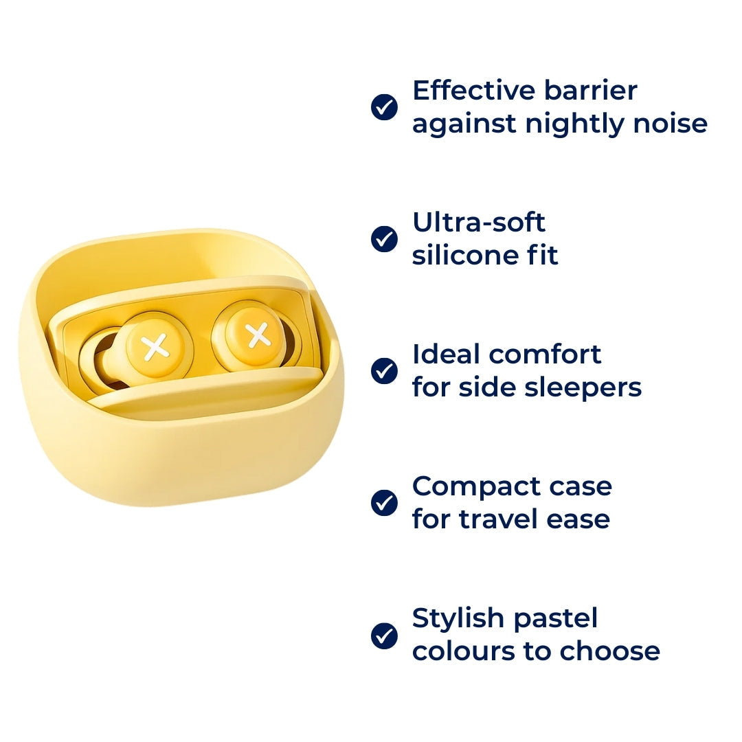 Block Snoring & City Noise – Soft Silicone Fit – Reusable & Hygienic – Ideal for Side Sleepers & Travel Stornfield