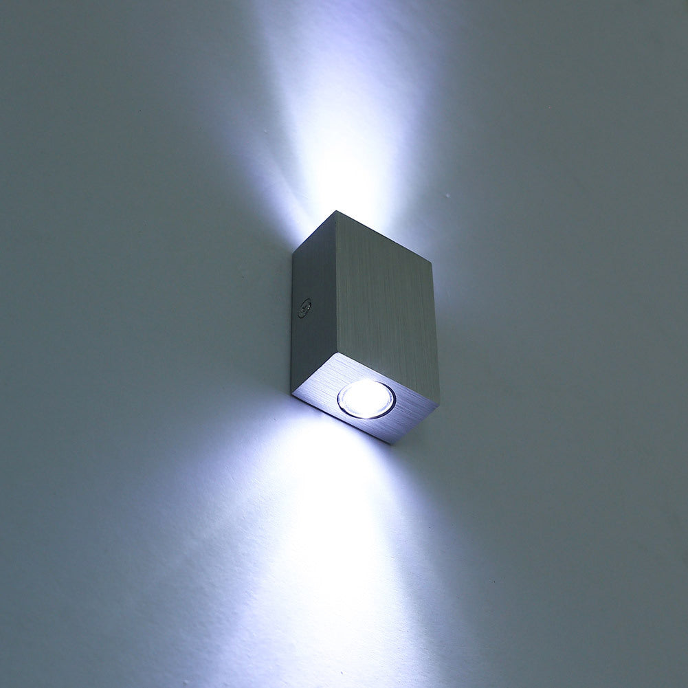 Modern Simplicity Waterproof Aluminum Cubic LED Wall Sconce Lamp For Outdoor Patio | Stornfield