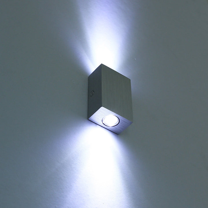 Modern Simplicity Waterproof Aluminum Cubic LED Wall Sconce Lamp For Outdoor Patio | Stornfield
