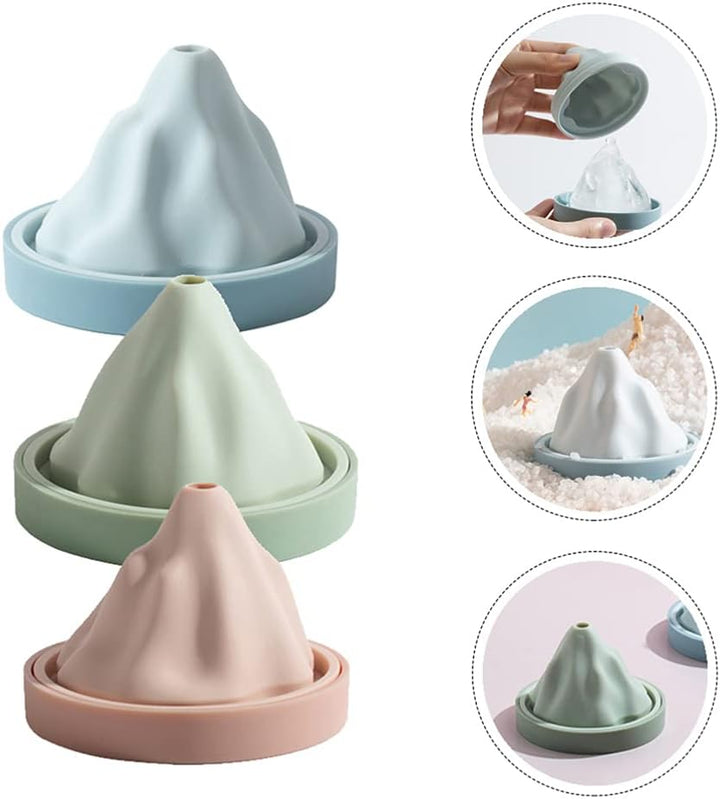 Reusable Silicone Snow Mountain Iceberg Ice Cube Mold with Lid | Stornfield