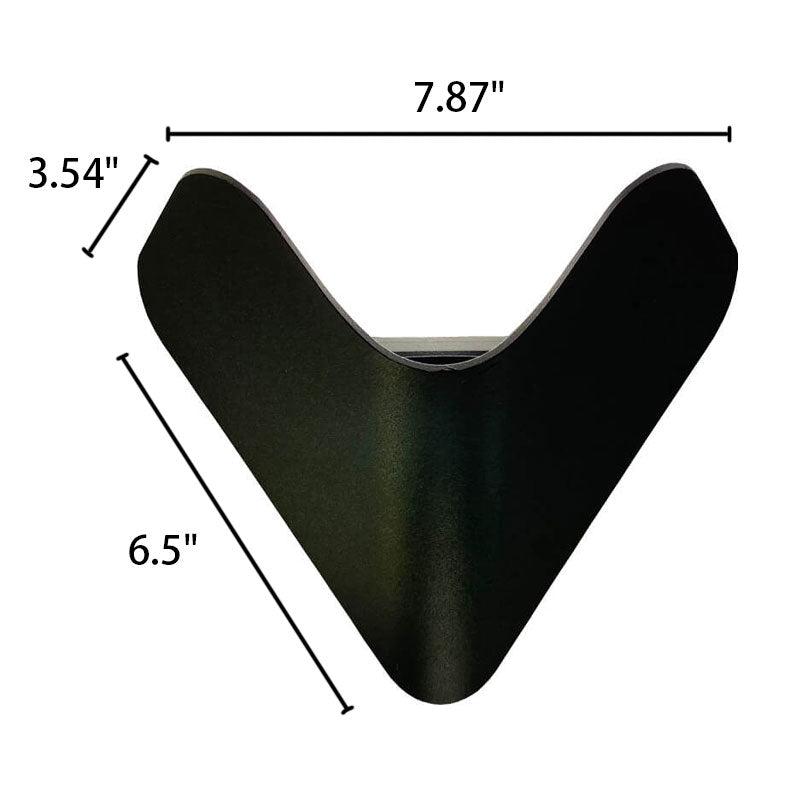 Modern Creative Triangle Aluminum LED Outdoor Waterproof Wall Sconce Lamp | Stornfield