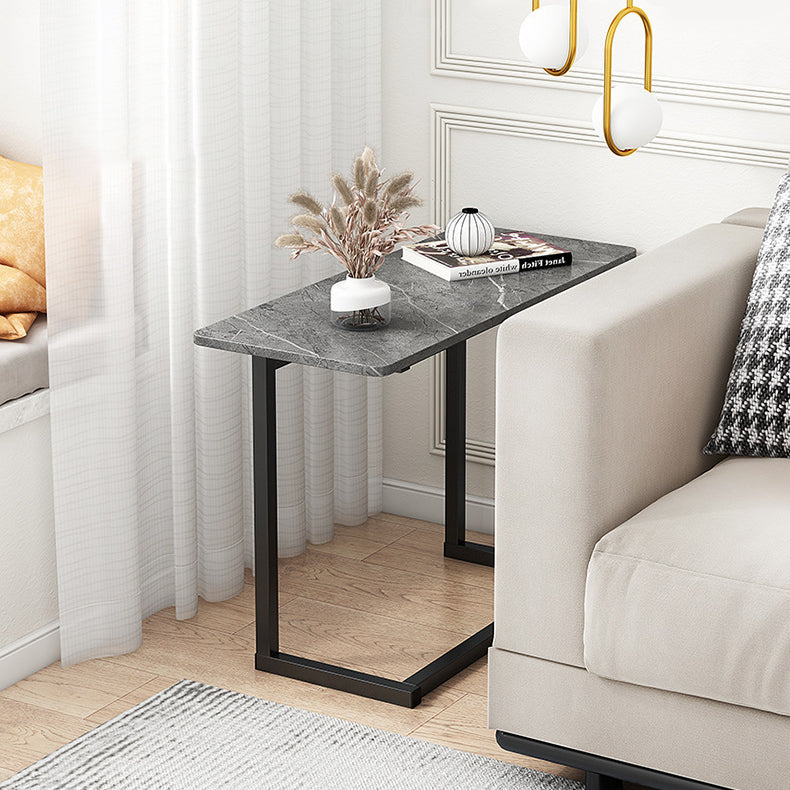 Stornfield | ModernoCurve C-Side Table | MDF Top | Modern Design | Space Saving | Perfect for Living Room & Bedroom
