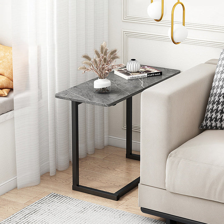 Stornfield | ModernoCurve C-Side Table | MDF Top | Modern Design | Space Saving | Perfect for Living Room & Bedroom