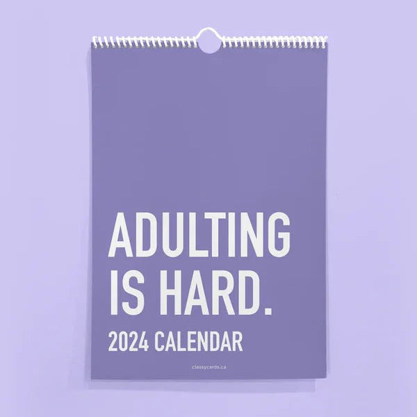 Adulting Is Difficult 2024 Wall Calendar | Stornfield