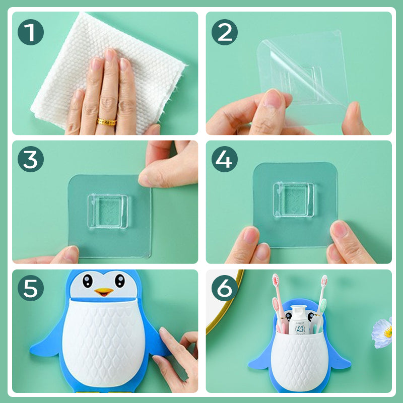 Penguin Shape Wall Mount Phone Holder | Stornfield