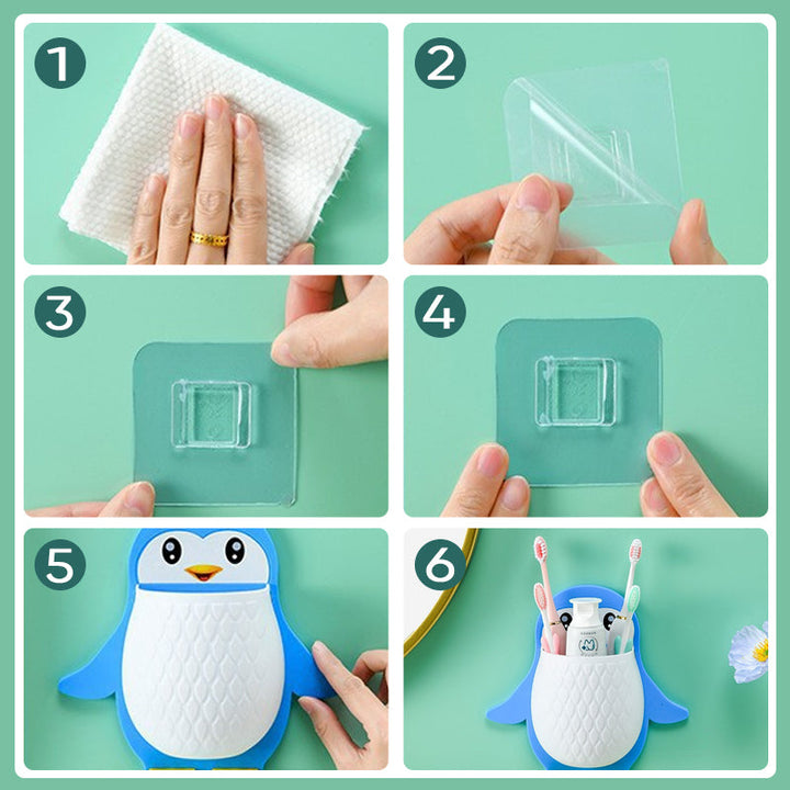 Penguin Shape Wall Mount Phone Holder | Stornfield