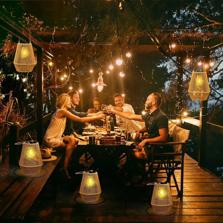 Stornfield | Solar Outdoor Hand-Woven Garden Lights | Waterproof Landscape Light for Villa & Patio Decoration - Alpho