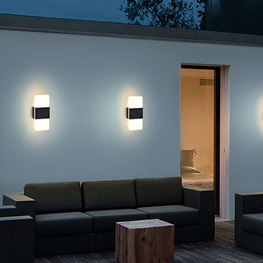 Stornfield | LumaZen Lampe Murale LED Solaire | Résistante aux Intempéries | Éclairage Extérieur Alimenté par Solaire | Décor de Jardin & Patio