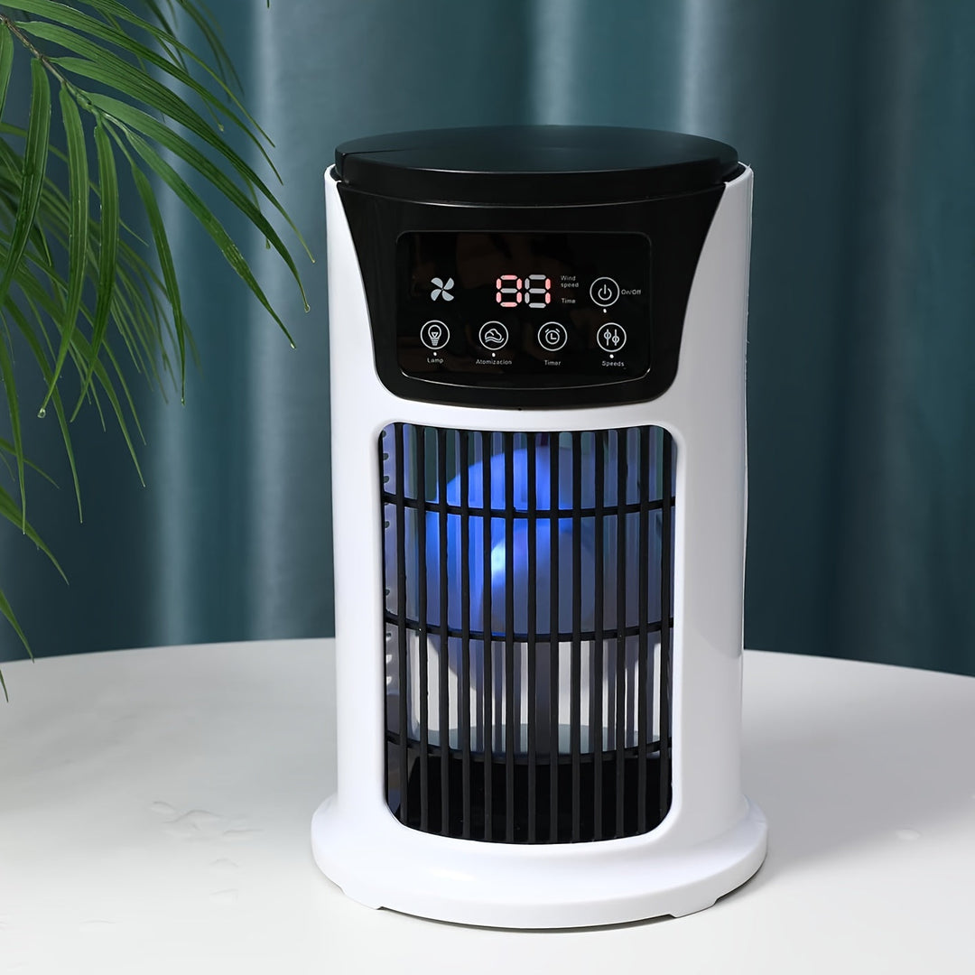 Portable Air Cooler Humidifier Fan USB White | Stornfield