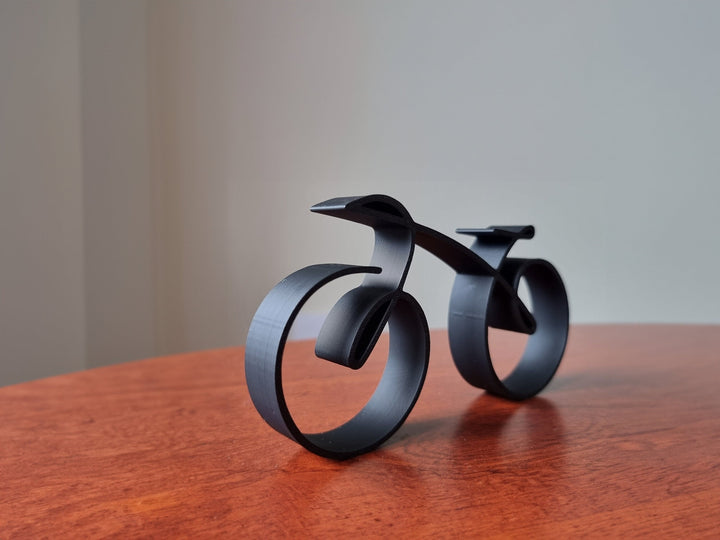 Stornfield | Elegant minimalist bicycle sculpture wireframe style