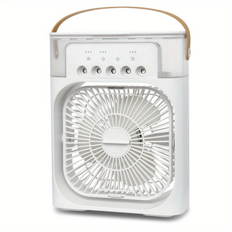 5A 2V Portable 600ml Spray Cooler Fan Desk USB Rechargeable Perfume Humidifier Air Conditioning A/C Cooling Fan 3 Wind Speeds | Stornfield