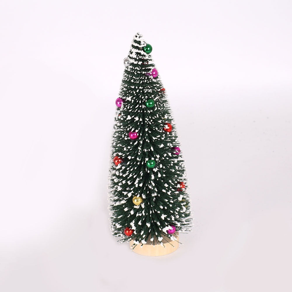 Mini Christmas tree with snow effect