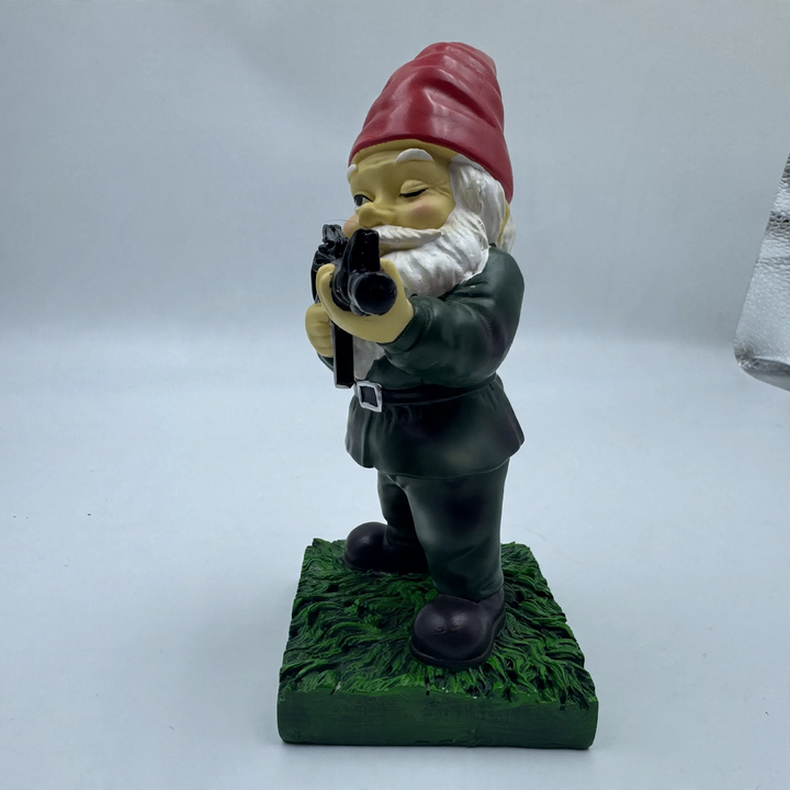Decorative gnome figure with equipment, various designs